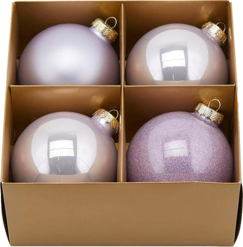 Palline per albero di natale in vetro color Lavanda pendagli misti decorati Casa e cucina/Decorazioni per interni/Addobbi e decorazioni per ricorrenze/Decorazioni natalizie/Addobbi e decorazioni/Palle e palline MagiediNatale.it - Altamura, Commerciovirtuoso.it