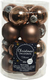 Palline per albero di natale in vetro color Noce da 3,5 cm, tubo da 16 pezzi Casa e cucina/Decorazioni per interni/Addobbi e decorazioni per ricorrenze/Decorazioni natalizie/Addobbi e decorazioni/Palle e palline MagiediNatale.it - Altamura, Commerciovirtuoso.it