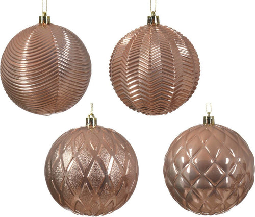 Palline per albero di Natale in vetro color rosa scintillante decorate da Ø10 cm Casa e cucina/Decorazioni per interni/Addobbi e decorazioni per ricorrenze/Decorazioni natalizie/Addobbi e decorazioni/Palle e palline MagiediNatale.it - Altamura, Commerciovirtuoso.it