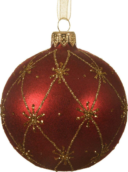 Palline per albero di Natale in vetro color Rosso con strisce oro da 8 cm, confezione da 6 pezzi Casa e cucina/Decorazioni per interni/Addobbi e decorazioni per ricorrenze/Decorazioni natalizie/Addobbi e decorazioni/Palle e palline MagiediNatale.it - Altamura, Commerciovirtuoso.it