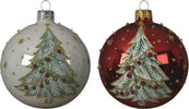 Palline per albero di natale in vetro color Rosso e Bianco con Albero da 8 cm, confezione da 6 pezzi Casa e cucina/Decorazioni per interni/Addobbi e decorazioni per ricorrenze/Decorazioni natalizie/Addobbi e decorazioni/Palle e palline MagiediNatale.it - Altamura, Commerciovirtuoso.it