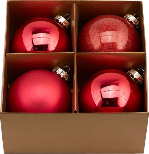 Palline per albero di natale in vetro color Rosso pendagli misti decorati Casa e cucina/Decorazioni per interni/Addobbi e decorazioni per ricorrenze/Decorazioni natalizie/Addobbi e decorazioni/Palle e palline MagiediNatale.it - Altamura, Commerciovirtuoso.it