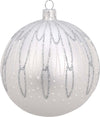 Palline-per-albero-di-Natale,-in-Vetro,-con-glitter-decorativi,-Ø-100-mm,-6-pezzi
