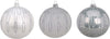 Palline-per-albero-di-Natale,-in-Vetro,-con-glitter-decorativi,-Ø-100-mm,-6-pezzi