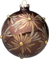 Palline per albero di natale in vetro Daisy Marrone pendaglio Tinta Unita Casa e cucina/Decorazioni per interni/Addobbi e decorazioni per ricorrenze/Decorazioni natalizie/Addobbi e decorazioni/Palle e palline MagiediNatale.it - Altamura, Commerciovirtuoso.it