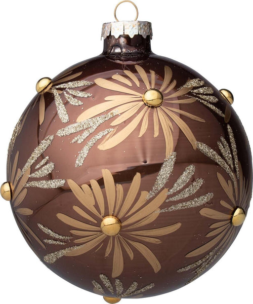 Palline per albero di natale in vetro Daisy Marrone pendaglio Tinta Unita Casa e cucina/Decorazioni per interni/Addobbi e decorazioni per ricorrenze/Decorazioni natalizie/Addobbi e decorazioni/Palle e palline MagiediNatale.it - Altamura, Commerciovirtuoso.it