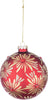 Palline per albero di natale in vetro Daisy Rosso e Oro pendaglio Tinta Unita Ø 10 cm Casa e cucina/Decorazioni per interni/Addobbi e decorazioni per ricorrenze/Decorazioni natalizie/Addobbi e decorazioni/Palle e palline MagiediNatale.it - Altamura, Commerciovirtuoso.it