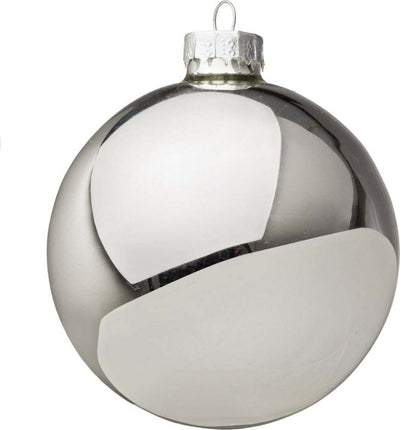 Palline per albero di Natale in vetro decorate color argento lucido Casa e cucina/Decorazioni per interni/Addobbi e decorazioni per ricorrenze/Decorazioni natalizie/Addobbi e decorazioni/Palle e palline MagiediNatale.it - Altamura, Commerciovirtuoso.it