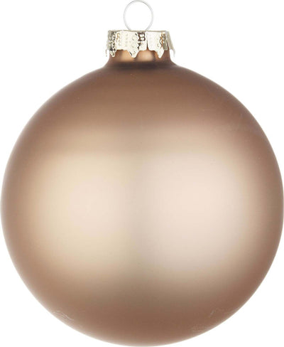 Palline per albero di Natale in vetro decorate color Beige Opaco Casa e cucina/Decorazioni per interni/Addobbi e decorazioni per ricorrenze/Decorazioni natalizie/Addobbi e decorazioni/Palle e palline MagiediNatale.it - Altamura, Commerciovirtuoso.it