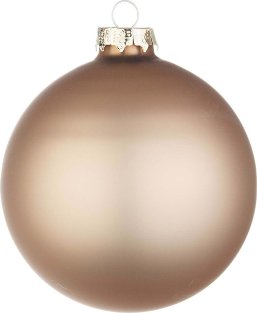 Palline per albero di Natale in vetro decorate color Beige Opaco Casa e cucina/Decorazioni per interni/Addobbi e decorazioni per ricorrenze/Decorazioni natalizie/Addobbi e decorazioni/Palle e palline MagiediNatale.it - Altamura, Commerciovirtuoso.it