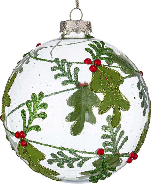 Palline per albero di Natale in vetro decorate color Berries Trasparente Casa e cucina/Decorazioni per interni/Addobbi e decorazioni per ricorrenze/Decorazioni natalizie/Addobbi e decorazioni/Palle e palline MagiediNatale.it - Altamura, Commerciovirtuoso.it