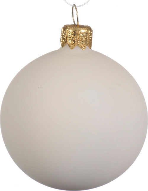Palline per albero di Natale in vetro decorate color Bianco Lana Opaco Casa e cucina/Decorazioni per interni/Addobbi e decorazioni per ricorrenze/Decorazioni natalizie/Addobbi e decorazioni/Palle e palline MagiediNatale.it - Altamura, Commerciovirtuoso.it