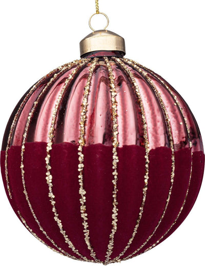 Palline per albero di Natale in vetro decorate color Bordeaux Casa e cucina/Decorazioni per interni/Addobbi e decorazioni per ricorrenze/Decorazioni natalizie/Addobbi e decorazioni/Palle e palline MagiediNatale.it - Altamura, Commerciovirtuoso.it