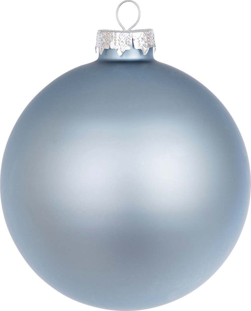 Palline per albero di Natale in vetro decorate color Celeste Polvere Opaco Casa e cucina/Decorazioni per interni/Addobbi e decorazioni per ricorrenze/Decorazioni natalizie/Addobbi e decorazioni/Palle e palline MagiediNatale.it - Altamura, Commerciovirtuoso.it