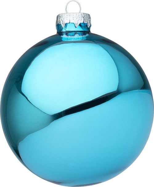 Palline per albero di Natale in vetro decorate color Celeste Puro Lucido Casa e cucina/Decorazioni per interni/Addobbi e decorazioni per ricorrenze/Decorazioni natalizie/Addobbi e decorazioni/Palle e palline MagiediNatale.it - Altamura, Commerciovirtuoso.it