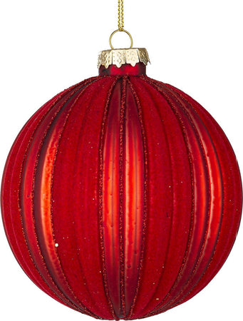 Palline per albero di Natale in vetro decorate color Clio Rosso Casa e cucina/Decorazioni per interni/Addobbi e decorazioni per ricorrenze/Decorazioni natalizie/Addobbi e decorazioni/Palle e palline MagiediNatale.it - Altamura, Commerciovirtuoso.it