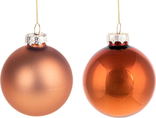 Palline per albero di Natale in vetro decorate color Copper lucido e opaco Casa e cucina/Decorazioni per interni/Addobbi e decorazioni per ricorrenze/Decorazioni natalizie/Addobbi e decorazioni/Palle e palline MagiediNatale.it - Altamura, Commerciovirtuoso.it