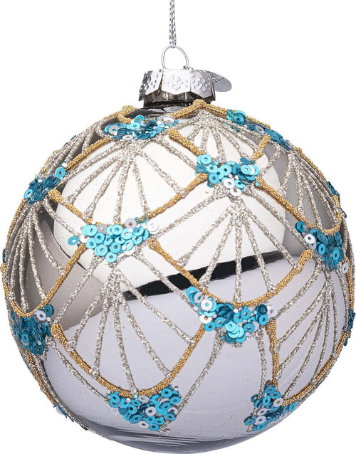 Palline per albero di Natale in vetro decorate color Lux argento Casa e cucina/Decorazioni per interni/Addobbi e decorazioni per ricorrenze/Decorazioni natalizie/Addobbi e decorazioni/Palle e palline MagiediNatale.it - Altamura, Commerciovirtuoso.it