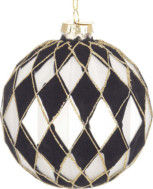 Palline per albero di Natale in vetro decorate color Monochrome Rombi Casa e cucina/Decorazioni per interni/Addobbi e decorazioni per ricorrenze/Decorazioni natalizie/Addobbi e decorazioni/Palle e palline MagiediNatale.it - Altamura, Commerciovirtuoso.it