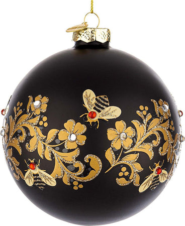 Palline per albero di Natale in vetro decorate color Nero Fascia Casa e cucina/Decorazioni per interni/Addobbi e decorazioni per ricorrenze/Decorazioni natalizie/Addobbi e decorazioni/Palle e palline MagiediNatale.it - Altamura, Commerciovirtuoso.it