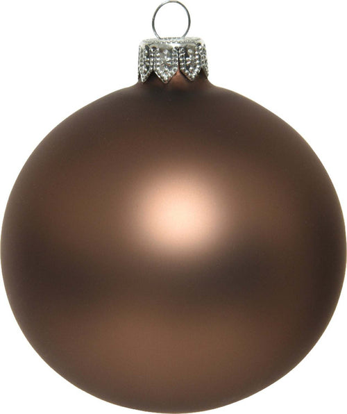 Palline per albero di Natale in vetro decorate color Nocciola opaco Casa e cucina/Decorazioni per interni/Addobbi e decorazioni per ricorrenze/Decorazioni natalizie/Addobbi e decorazioni/Palle e palline MagiediNatale.it - Altamura, Commerciovirtuoso.it