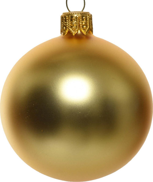 Palline per albero di Natale in vetro decorate color Oro opaco Casa e cucina/Decorazioni per interni/Addobbi e decorazioni per ricorrenze/Decorazioni natalizie/Addobbi e decorazioni/Palle e palline MagiediNatale.it - Altamura, Commerciovirtuoso.it