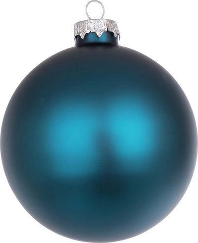 Palline per albero di Natale in vetro decorate color Ottanio Opaco Casa e cucina/Decorazioni per interni/Addobbi e decorazioni per ricorrenze/Decorazioni natalizie/Addobbi e decorazioni/Palle e palline MagiediNatale.it - Altamura, Commerciovirtuoso.it