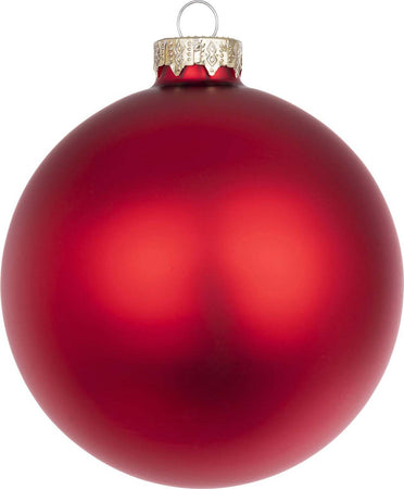 Palline per albero di Natale in vetro decorate color Rosso Granata Opaco Casa e cucina/Decorazioni per interni/Addobbi e decorazioni per ricorrenze/Decorazioni natalizie/Addobbi e decorazioni/Palle e palline MagiediNatale.it - Altamura, Commerciovirtuoso.it