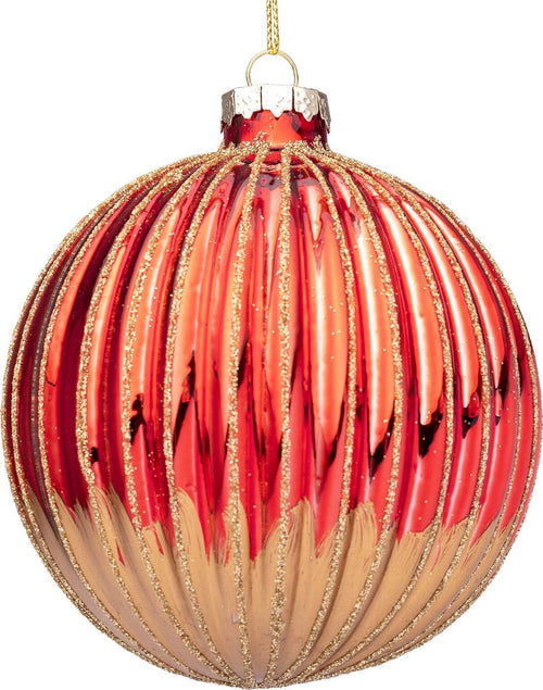 Palline per albero di Natale in vetro decorate color Rosso Oro Casa e cucina/Decorazioni per interni/Addobbi e decorazioni per ricorrenze/Decorazioni natalizie/Addobbi e decorazioni/Palle e palline MagiediNatale.it - Altamura, Commerciovirtuoso.it