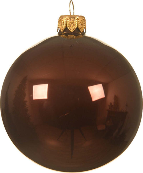 Palline per albero di Natale in vetro decorate color Rosso Sequoia Smalto Casa e cucina/Decorazioni per interni/Addobbi e decorazioni per ricorrenze/Decorazioni natalizie/Addobbi e decorazioni/Palle e palline MagiediNatale.it - Altamura, Commerciovirtuoso.it