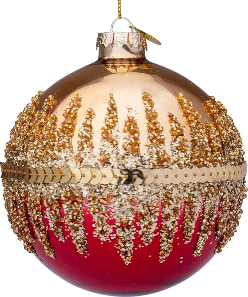 Palline per albero di Natale in vetro decorate color Show Oro Rosso Casa e cucina/Decorazioni per interni/Addobbi e decorazioni per ricorrenze/Decorazioni natalizie/Addobbi e decorazioni/Palle e palline MagiediNatale.it - Altamura, Commerciovirtuoso.it