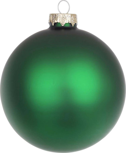Palline per albero di Natale in vetro decorate color Verde Allegro Opaco Casa e cucina/Decorazioni per interni/Addobbi e decorazioni per ricorrenze/Decorazioni natalizie/Addobbi e decorazioni/Palle e palline MagiediNatale.it - Altamura, Commerciovirtuoso.it