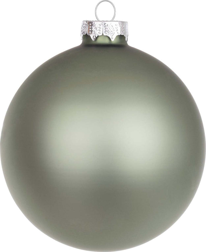 Magie Di Natale Pallina Velluto Verde Con Gemme - Decorazione Albero Natalizia - Eleganza E Design