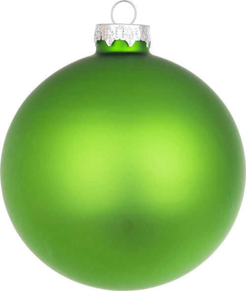 Palline per albero di Natale in vetro decorate color Verde Gelsomino Opaco Casa e cucina/Decorazioni per interni/Addobbi e decorazioni per ricorrenze/Decorazioni natalizie/Addobbi e decorazioni/Palle e palline MagiediNatale.it - Altamura, Commerciovirtuoso.it