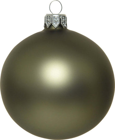 Palline per albero di Natale in vetro decorate color Verde Muschio Opaco Casa e cucina/Decorazioni per interni/Addobbi e decorazioni per ricorrenze/Decorazioni natalizie/Addobbi e decorazioni/Palle e palline MagiediNatale.it - Altamura, Commerciovirtuoso.it