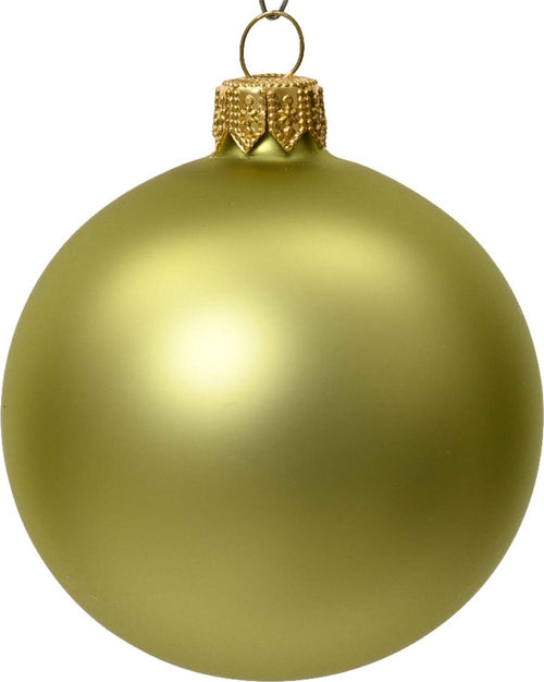 Palline per albero di Natale in vetro decorate color verde pistacchio opaco Casa e cucina/Decorazioni per interni/Addobbi e decorazioni per ricorrenze/Decorazioni natalizie/Addobbi e decorazioni/Palle e palline MagiediNatale.it - Altamura, Commerciovirtuoso.it