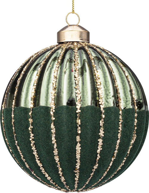 Palline per albero di Natale in vetro decorate color Verde Casa e cucina/Decorazioni per interni/Addobbi e decorazioni per ricorrenze/Decorazioni natalizie/Addobbi e decorazioni/Palle e palline MagiediNatale.it - Altamura, Commerciovirtuoso.it
