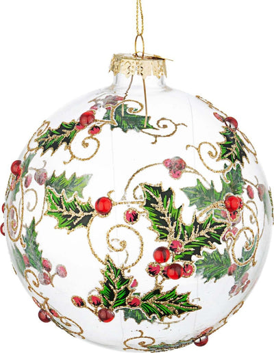Palline per albero di Natale in vetro decorate color Zaida Trasparente Casa e cucina/Decorazioni per interni/Addobbi e decorazioni per ricorrenze/Decorazioni natalizie/Addobbi e decorazioni/Palle e palline MagiediNatale.it - Altamura, Commerciovirtuoso.it