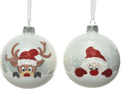 Palline per albero di Natale in vetro decorate con Babbo e Renna da 8 cm, confezione 6 pezzi Casa e cucina/Decorazioni per interni/Addobbi e decorazioni per ricorrenze/Decorazioni natalizie/Addobbi e decorazioni/Palle e palline MagiediNatale.it - Altamura, Commerciovirtuoso.it