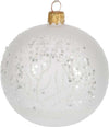 Palline per albero di Natale in vetro decorate con glitter color Bianco Casa e cucina/Decorazioni per interni/Addobbi e decorazioni per ricorrenze/Decorazioni natalizie/Addobbi e decorazioni/Palle e palline MagiediNatale.it - Altamura, Commerciovirtuoso.it