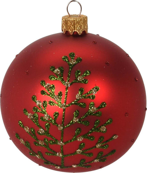 Palline per albero di Natale in vetro decorate con glitter color Rosso Casa e cucina/Decorazioni per interni/Addobbi e decorazioni per ricorrenze/Decorazioni natalizie/Addobbi e decorazioni/Palle e palline MagiediNatale.it - Altamura, Commerciovirtuoso.it