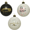Palline per albero di Natale in vetro decorate con Scritte da 10 cm, confezione 3 pezzi Casa e cucina/Decorazioni per interni/Addobbi e decorazioni per ricorrenze/Decorazioni natalizie/Addobbi e decorazioni/Palle e palline MagiediNatale.it - Altamura, Commerciovirtuoso.it