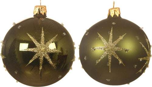 Palline per albero di Natale in vetro decorate con Stelle e Puntini da 8 cm, confezione 6 pezzi Casa e cucina/Decorazioni per interni/Addobbi e decorazioni per ricorrenze/Decorazioni natalizie/Addobbi e decorazioni/Palle e palline MagiediNatale.it - Altamura, Commerciovirtuoso.it
