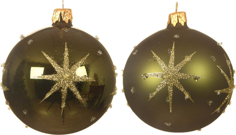 Palline per albero di Natale in vetro decorate con Stelle e Puntini da 8 cm, confezione 6 pezzi Casa e cucina/Decorazioni per interni/Addobbi e decorazioni per ricorrenze/Decorazioni natalizie/Addobbi e decorazioni/Palle e palline MagiediNatale.it - Altamura, Commerciovirtuoso.it