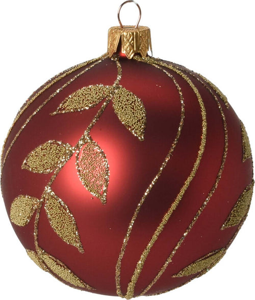 Palline per albero di Natale in vetro decorate da Ø10 cm color Rosso e Verde Casa e cucina/Decorazioni per interni/Addobbi e decorazioni per ricorrenze/Decorazioni natalizie/Addobbi e decorazioni/Palle e palline MagiediNatale.it - Altamura, Commerciovirtuoso.it