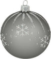 Palline per albero di Natale in vetro decorate da Ø10 cm con fiocchi di neve Casa e cucina/Decorazioni per interni/Addobbi e decorazioni per ricorrenze/Decorazioni natalizie/Addobbi e decorazioni/Palle e palline MagiediNatale.it - Altamura, Commerciovirtuoso.it