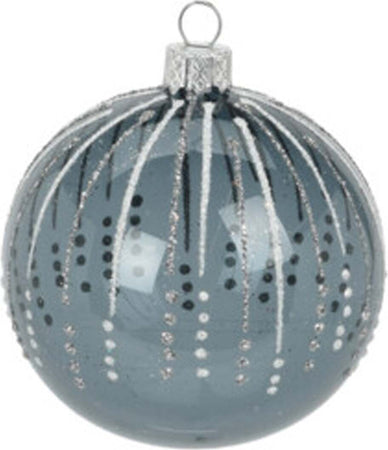 Palline per albero di Natale in vetro decorate da Ø10 cm con fiocchi di neve Casa e cucina/Decorazioni per interni/Addobbi e decorazioni per ricorrenze/Decorazioni natalizie/Addobbi e decorazioni/Palle e palline MagiediNatale.it - Altamura, Commerciovirtuoso.it