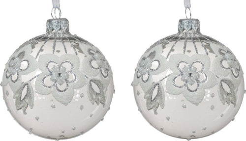 Palline-per-albero-di-Natale-in-vetro-decorate-trasparente-con-fiori,-6-pezzi
