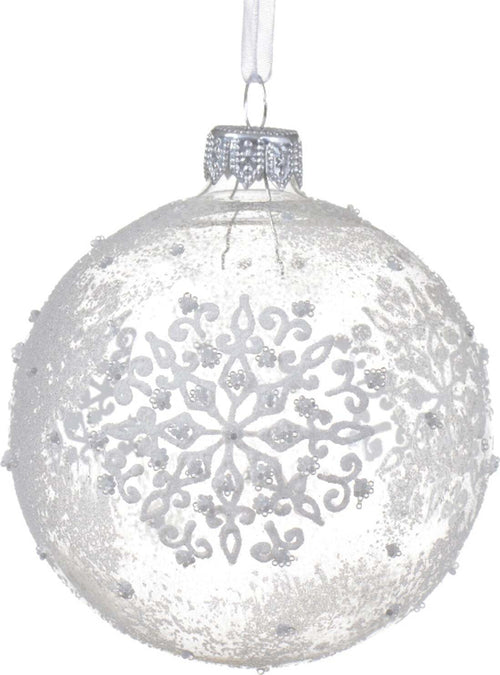 Palline per albero di Natale in vetro decorato argento da Ø 8 cm, confezione da 6 pezzi Casa e cucina/Decorazioni per interni/Addobbi e decorazioni per ricorrenze/Decorazioni natalizie/Addobbi e decorazioni/Palle e palline MagiediNatale.it - Altamura, Commerciovirtuoso.it