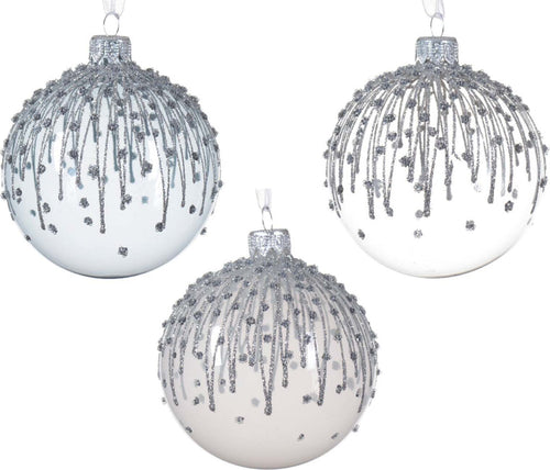 Palline per albero di Natale in vetro decorato da Ø 8 cm, confezione 6 pezzi Casa e cucina/Decorazioni per interni/Addobbi e decorazioni per ricorrenze/Decorazioni natalizie/Addobbi e decorazioni/Palle e palline MagiediNatale.it - Altamura, Commerciovirtuoso.it